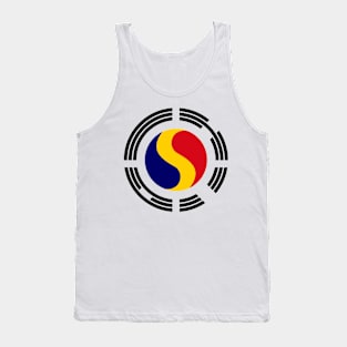 Korean Romanian Multinational Patriot Flag Series Tank Top